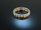 Um 1990! Feinster Memoire Brillant Ring 1,5 ct Wei&szlig; Gold 750