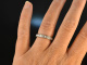 Um 1990! Feinster Memoire Brillant Ring 1,5 ct Wei&szlig; Gold 750