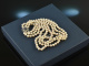 Around 1980! Classic Beautiful Akoya Cultured Pearl Necklace 3 Row Sapphire White Gold 585