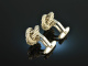 Around 1985! Very nice cufflinks in knot form silver 835