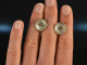 Around 1910! Historical cufflinks mother of pearl rose gold 333