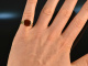 Around 1970! Beautiful ladies coat of arms signet ring carnelian gold 333