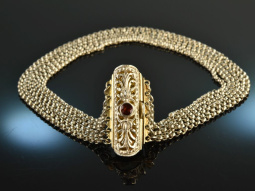 Vienna around 1860! Beautiful Trachten Kropf necklace 6...