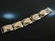 Um 1965! Seltenes Georg Kramer Design Armband Rosenquarz Silber 835