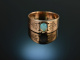 Um 1880! Charmanter historischer Ring mit Opal Rot Gold 333