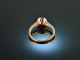 Delicate purple! Chic Amethyst Diamond Ring Rose Gold 585