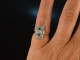 Um 1915! H&uuml;bscher Art Deco Diamant Ring mit Saphiren  Gold 585