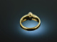 Around 1950! Classic Diamond Engagement Ring 0.1 ct Gold 585