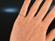 Around 1950! Classic Diamond Engagement Ring 0.1 ct Gold 585