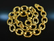 Around 1980! Chic statement necklace silver 925 gold plated