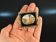 Italien um 1850! Feine Mikromosaik Brosche mit Forum Romanum Gold 585