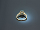 Sea Blue! Schöner Ring mit Apatit und Diamanten Gold 585