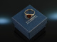 Um 1900! Charmanter Herz Ring mit Karneol Rot Gold 585