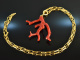 Boho Style! Large coral branch pendant with long chain silver 925 gold plated