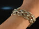 Around 1970! Chic heavy statement bracelet from silver 925