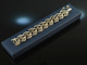 Around 1970! Chic heavy statement bracelet from silver 925
