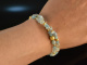 Caribic Blue! Fancy Armband mit Aquamarin Achat und Topas Silber 925 vergoldet