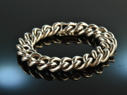 Around 1970! Heavy tank bracelet silver 835