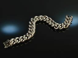 Around 1970! Heavy tank bracelet silver 835