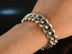 Around 1970! Heavy tank bracelet silver 835
