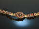 Around 1980! Pretty garnet bracelet gold 333