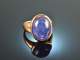 Big Blue! Großer Ring mit Tansanit Rosé Gold 750