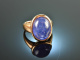 Big Blue! Gro&szlig;er Ring mit Tansanit Ros&eacute; Gold 750