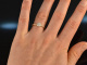 Feines Glitzern! Hübscher Diamant Ring 0,13 ct Gelb- und Weiß-Gold 585