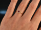 Bright Red! Feinster Rubin Diamant Ring Gold 750