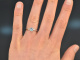 Fine Aqua! Aparter Ring mit Aquamarin Wei&szlig; Gold 750