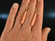 Around 1990! Fine Angel Skin Coral Earrings Gold 750