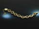 Around 1980! Classic bohemian garnet bracelet silver 835 gold plated