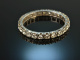 Um 1990! Edler Memoire Brillant Ring 1,3 ct Wei&szlig; Gold 585