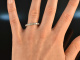 Um 1990! Edler Memoire Brillant Ring 1,3 ct Wei&szlig; Gold 585