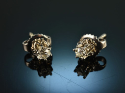 Around 1995! Classic Diamond Stud Earrings 0.2 ct White...