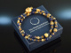 Starry Night! Fancy Armband 2-reihig Saphir Lapislazuli Citrin Sodalith Silber 925 vergoldet