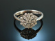 Edles Glitzern! Brillant Ring 0,45 ct Wei&szlig; Gold 750