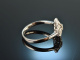 Edles Glitzern! Brillant Ring 0,45 ct Wei&szlig; Gold 750