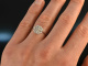 Edles Glitzern! Brillant Ring 0,45 ct Wei&szlig; Gold 750