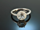 Delicate blue! Beautiful ring with blue topaz and diamonds white gold 750