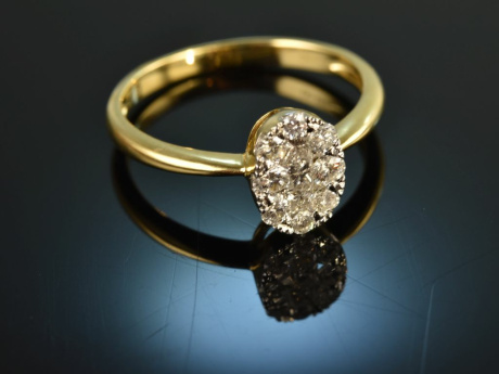 Feines Funkeln! Eleganter Diamant Ring 0,45 ct Gold 750