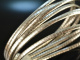 Around 1965! Chic heavy vintage bracelet 7 rows silver 835