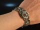 Around 1980! 4-piece traditional costume set necklace watch ring and ear clips garnet silver 835