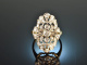 Wien um 1950! Gro&szlig;er eleganter Brillant Ring zus. ca. 1 Carat aus Gold 585 und Platin