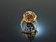 Wien um 1950! Gro&szlig;er eleganter Brillant Ring zus. ca. 1 Carat aus Gold 585 und Platin