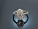 Um 1985! Edler Brillant Ring mit 0,5 ct aus Wei&szlig;gold 585