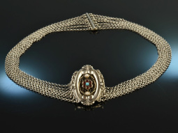 Around 1970! Charming Trachten Kropf necklace 7 rows...