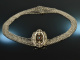 Around 1970! Charming Trachten Kropf necklace 7 rows silver 835