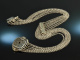 Around 1970! Charming Trachten Kropf necklace 7 rows silver 835