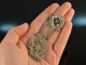 Around 1970! Charming Trachten Kropf necklace 7 rows silver 835